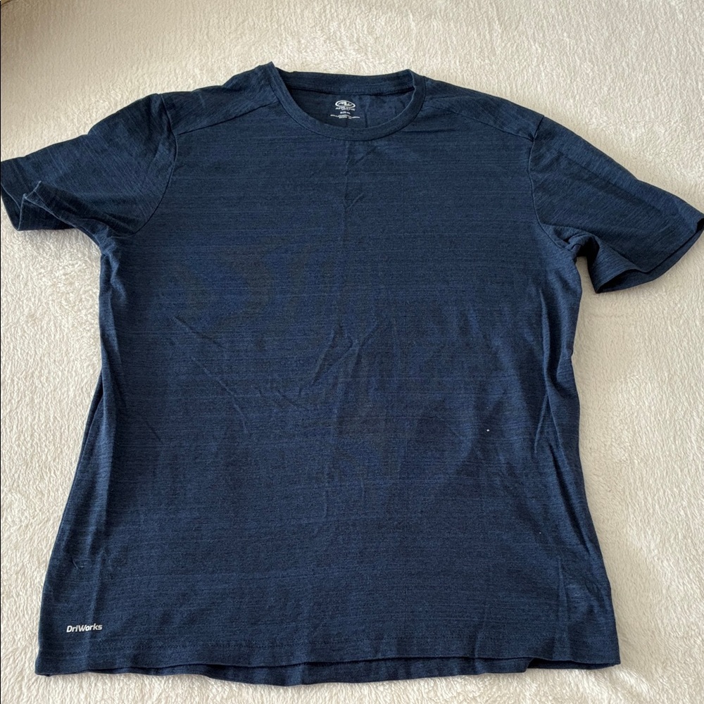 Athletic Works Dark Blue Short Sleeve Tee